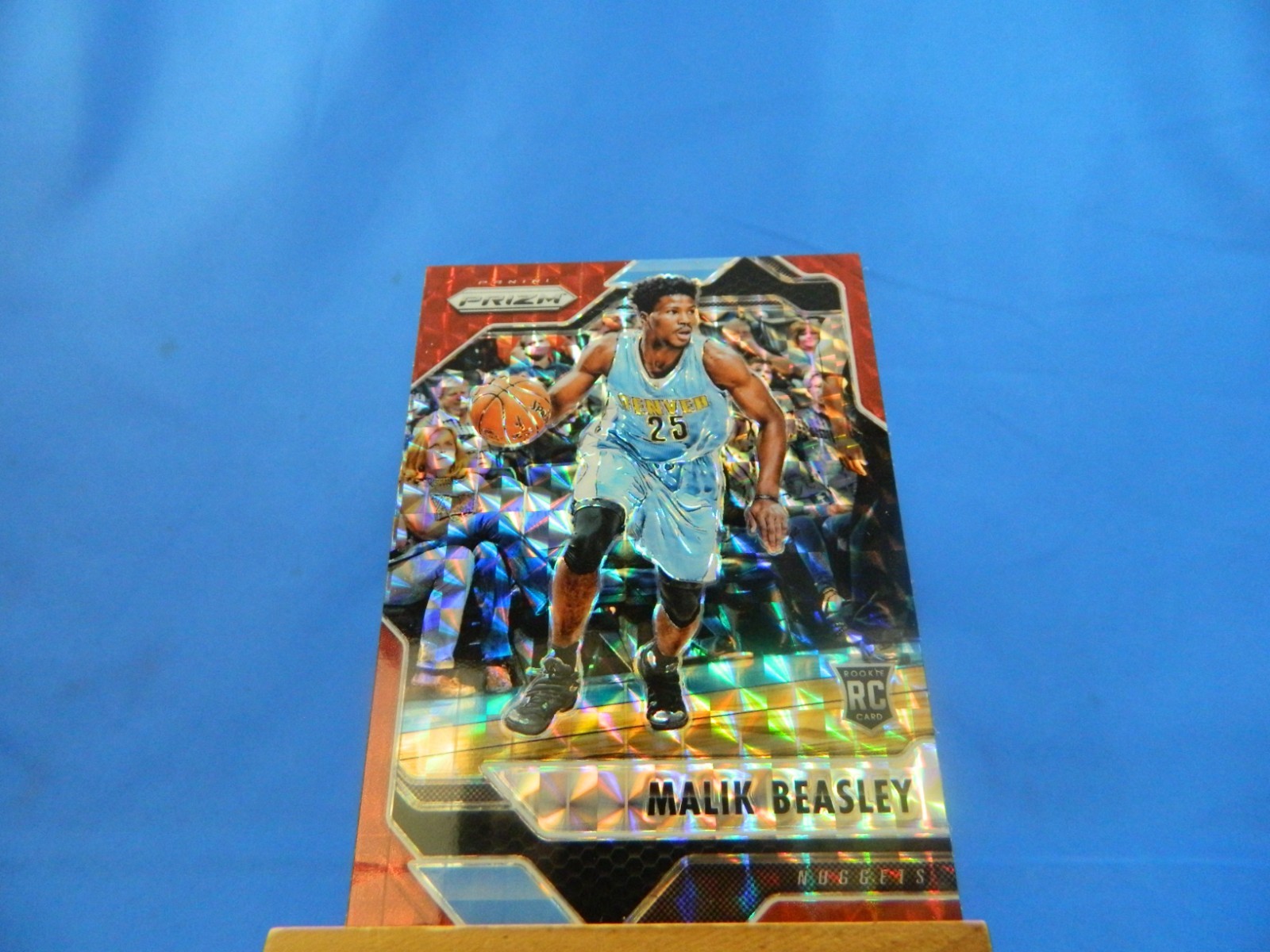Malik Beasley Prizm 2016-17  RC Rookie Red Mosaic Prizm