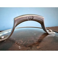 CALPHALON 8 1/2  Stainless Steel Glass Lid