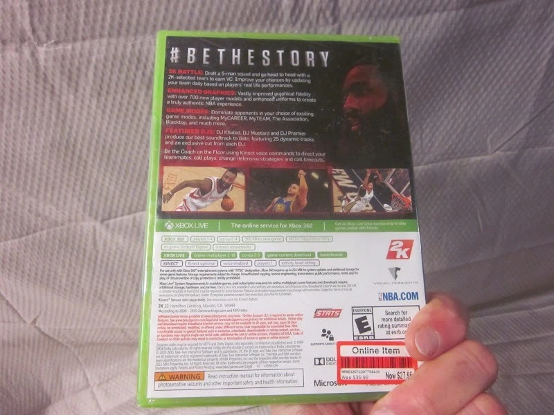 NBA 2K16 (Microsoft Xbox 360, 2015) - New Sealed - Image 2 of 3