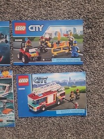 Lego City 60164, 60002, 60091, 60088 Manuals Only Lot