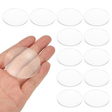 12 Pack Biconvex Lens, 50mm Dia. 180mm Focal Length Spherical Optical Lenses