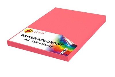 Farbpapier A4 120g rosa Himbeere 100 Blatt