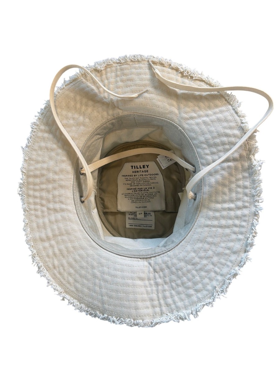 Tilley T3 Safari Hat Fringe Wanderer Stone UPF 50+ Beige  display picture 1