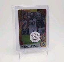 GERALD MCCOY 2019 Panini Elements 7/25 AU Gold Metal Cover TAMPA BAY BUCCANEERS