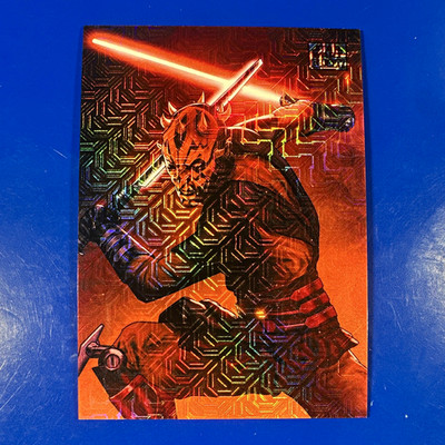 2026 Topps Star Wars Chrome Galaxy Art of the Dark Side Maul ADS-3 #/50