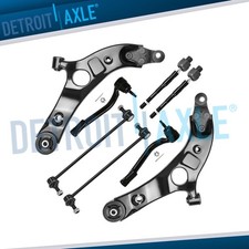 Front Lower Control Arms Sway Bars Tie Rods for 2015 - 2018 Hyundai Santa Fe XL