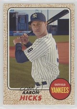 2017 Topps Heritage Aaron Hicks #25 2f4
