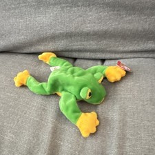 Ty Beanie Baby Smoochy Frog 1997 Retired Original with Tags
