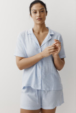 NWT H MLINEN-BLEND PAJAMAS