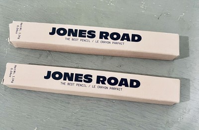 Lot of Two: Jones Road The Best Pencil Eyeliner BLACK (NOIR) 1.14g/0.04oz, NEW