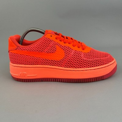 Nike Turnschuhe Gr. UK6 Air Force 1 Upstep Breathe Damen Neo Orange Sneaker