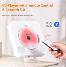 Portable Bluetooth Speaker, USB/CD Player multi model wall mount remote control