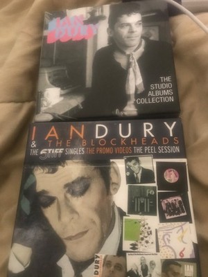 2 x IAN DURY - CD BOX SETS - Studio Albums & Stiff Singles