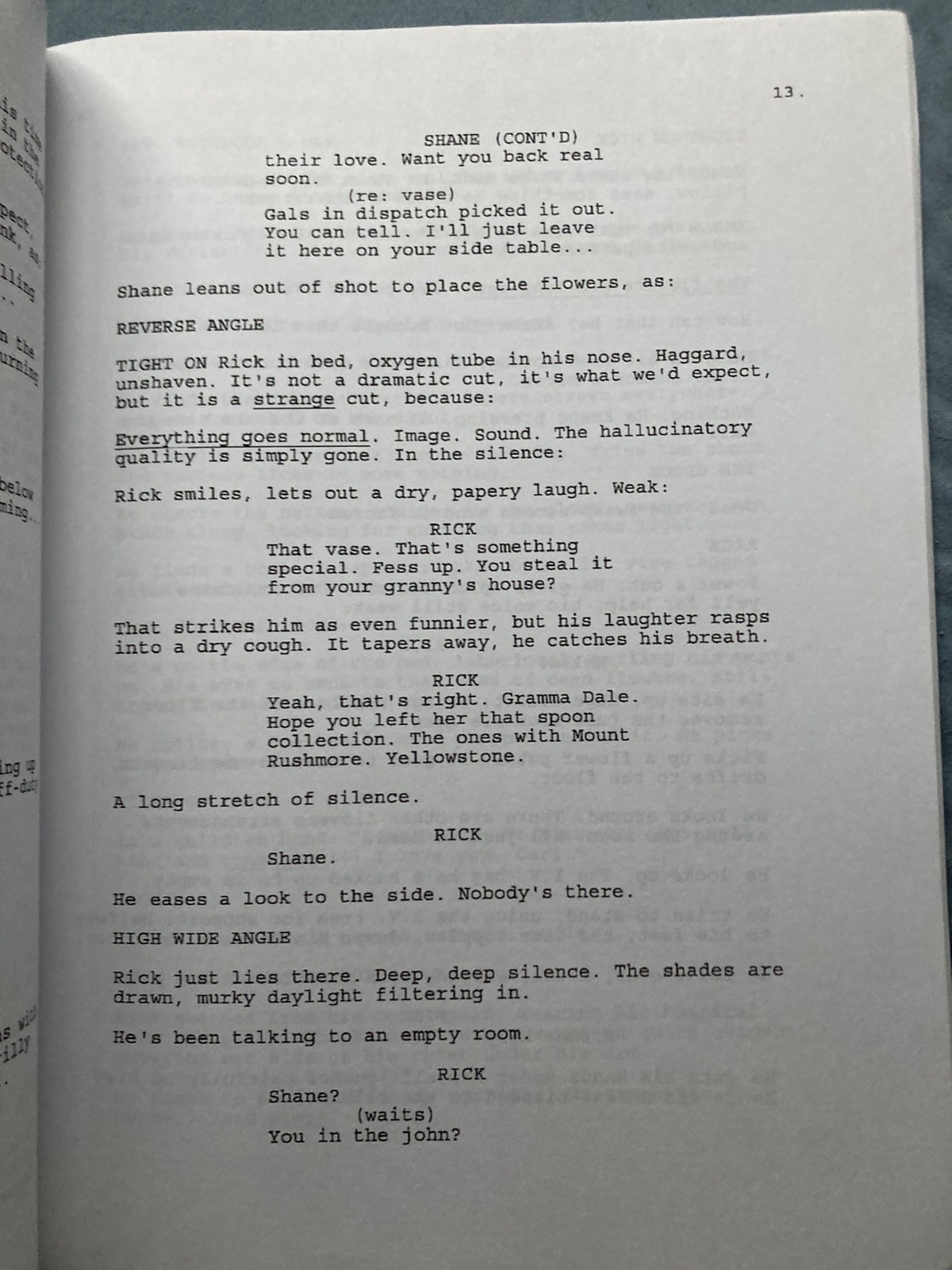 The Walking Dead Pilot Script Reprint