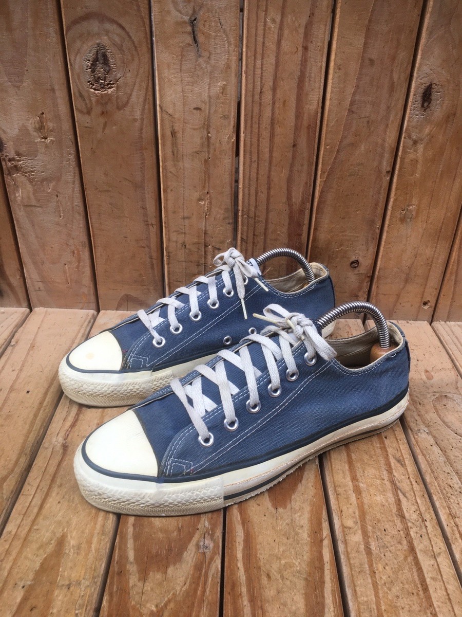 VTG Chuck Taylor All Star Low Top Converse Light Blue Made In USA