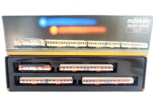 Märklin 8107 Zugset Nahverkehrszug City-Bahn der DB in Spur Z | Zustand: Gebraucht