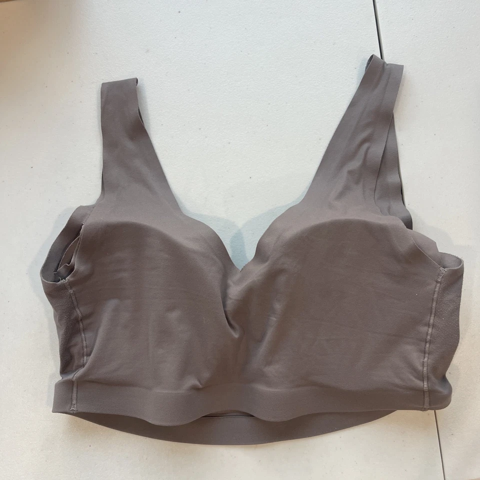 Sujetador Bralette Soma Enbliss L Nude Taupe Sin Costuras Acolchado Comodidad Inalámbrico Foto 2 de 4