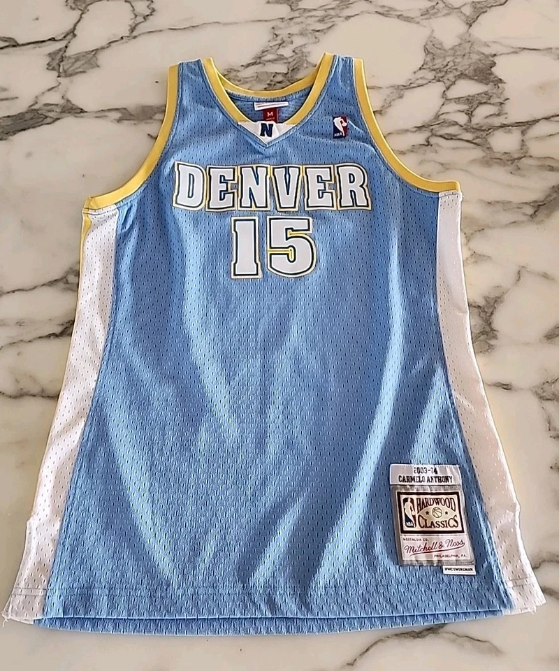 Men's Denver Nuggets Medium  Carmelo Anthony Away Team Classics Swingman Jersey - Image 2 of 4
