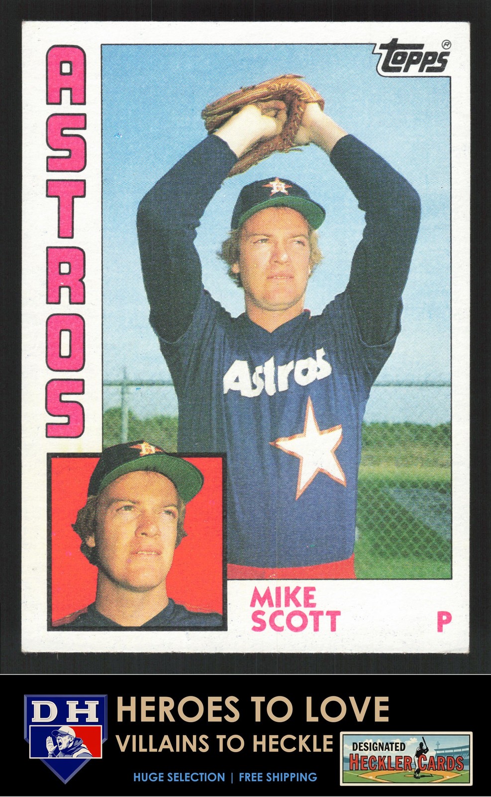 1984 Topps MIKE SCOTT #559 Houston Astros VG