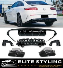 HECKDIFFUSOR MIT SPITZEN E63 LOOK GLANZ SCHWARZ FÜR MERCEDES E KLASSE C238 AMG COUPE HECKDIFFUSOR MIT SPITZEN E63 LOOK GLANZ SCHWARZ FÜR MERCEDES E KLASSE C238 AMG COUPE