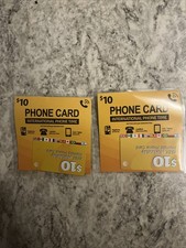 At&T Worldwide $10 Prepaid Phone Card International Time Lot Of 2