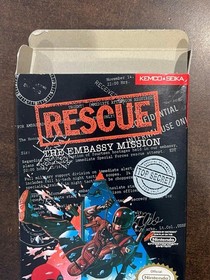 Rescue the Embassy Mission Nintendo NES Complete CIB.