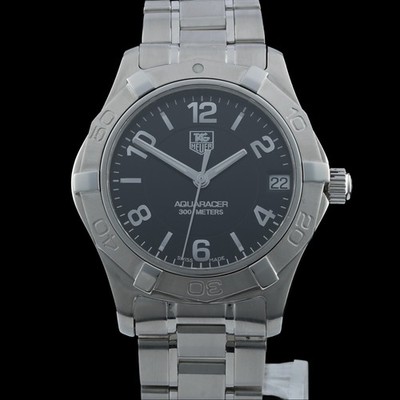TAG Heuer Aquaracer WAF1310 Black 32mm Quartz Steel Ladies Watch