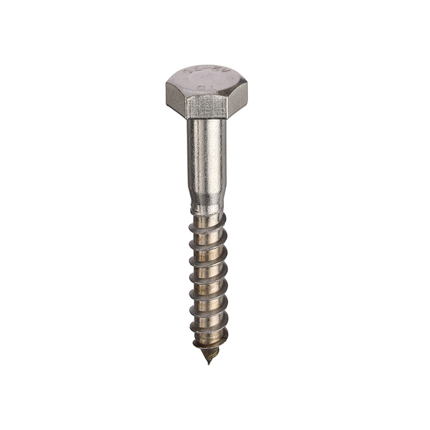 Unifix Coach Screws Hex Head DIN 571 BZP M10 x 75 Box of 26