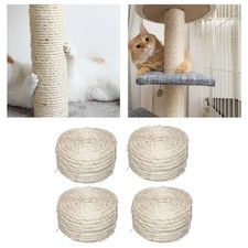 Sisal Rope Cat Scratch Post Multipurpose Pet Cord Presents Grinding Claw Crafts
