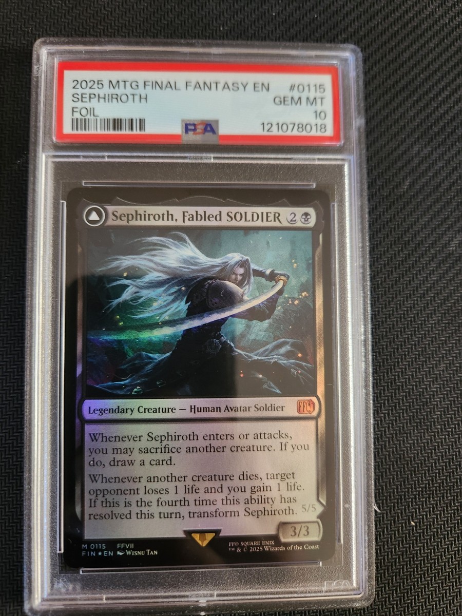 Sephiroth, Fabled SOLDIER Final Fantasy Foil for sale online | eBay