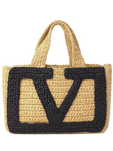 VALENTINO GARAVANI Viva Superstar Handbag Natural / Black with Box #TB5700