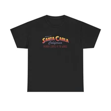 Santa Carla California Graphic T-Shirt Unisex Heavy Cotton Tee