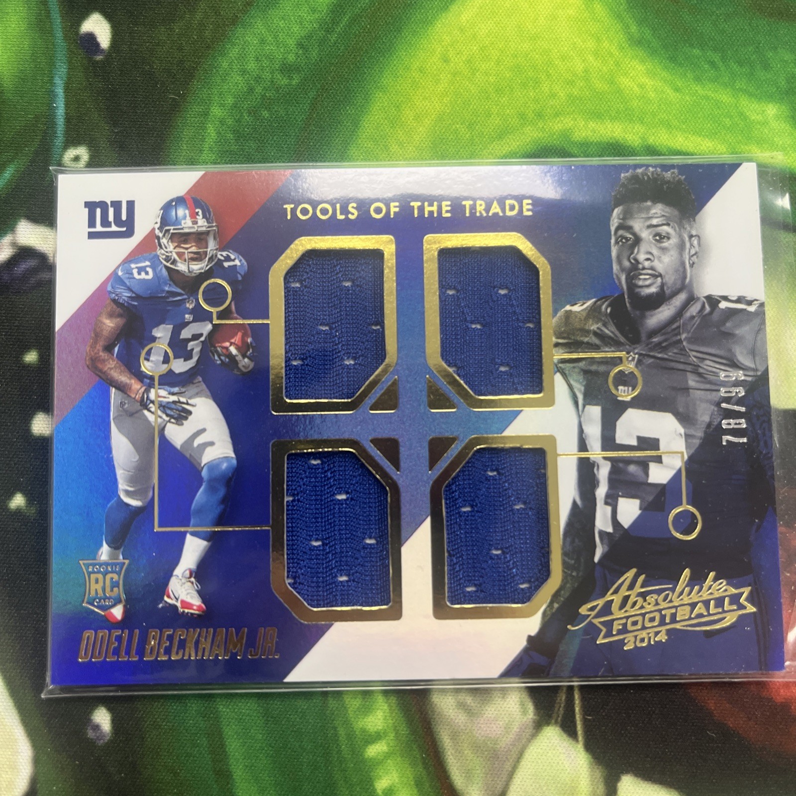 Odell Beckham Jr. Panini Absolute Tools of the Trade Rookies #OB Base