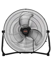VEVOR 18 Inch Floor Fan 3 Speeds 360° Adjustable Tilt High Velocity Metal Fan