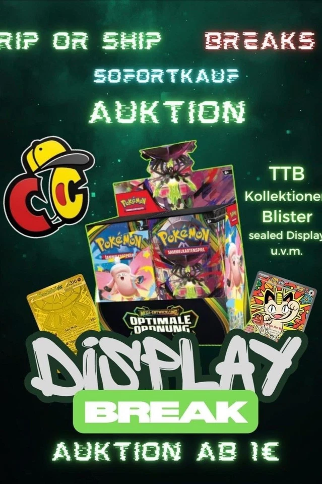 Optimale Ordnung Display Break