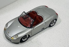 Maisto Porsche Boxster 986 1:18 Diecast Silver Convertible ~10”