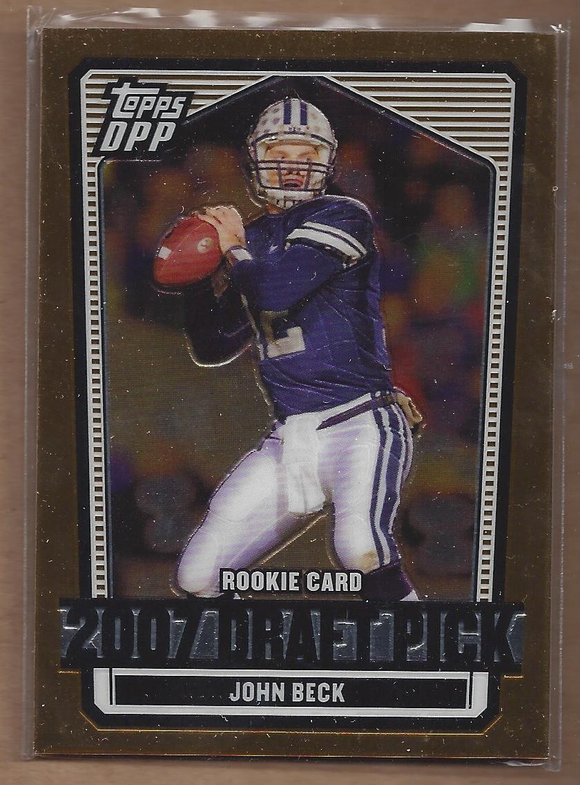 2007 Topps Draft Picks and Prospects Chrome Bronze #153 John Beck - FB