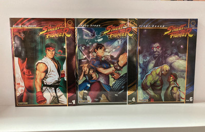 Street Fighter Vol.1,4,6( 3 Books) Paperback   January 1, 2007by Ken Sui-Chong
