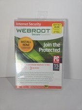Webroot SecureAnywhere Internet Security - Full Version for Windows  Mac Sealed