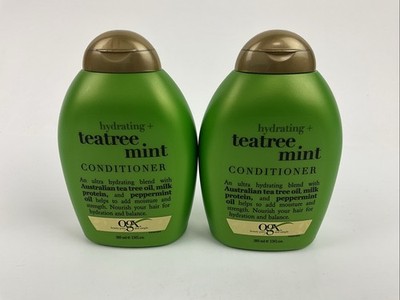 2 Pack OGX Extra  Strength Refreshing Scalp +Tea Tree Mint Conditioner