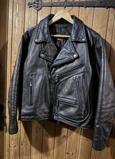 Vanson USA Leather Jacket Size 42 Highway D pocket