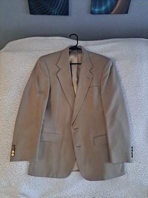 VTG Christian Dior Monsieur Blazer Pure Wool Paris N.York Gold Men's 42R USA 80s
