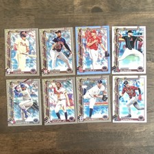 Topps 2025 MLB Trading Cards Lot (8) Harper, Valdez, Limited Glitter Variation