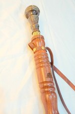 Antique Brass Shoe Horn 23" Long Handle Handmade Designer Dressing Aid