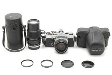 OLYMPUS OM-1 Silver camera 50mm f/1.4 75-150mm f/4 From Japan 6029