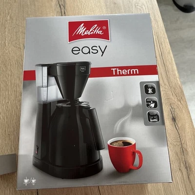 Melitta Easy Therm 1080W Filter-Kaffeemaschine - Schwarz - Bild 1 von 2