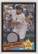 2020 Topps 1985 Baseball All-Stars Relics Black 195/199 Miguel Cabrera qf8