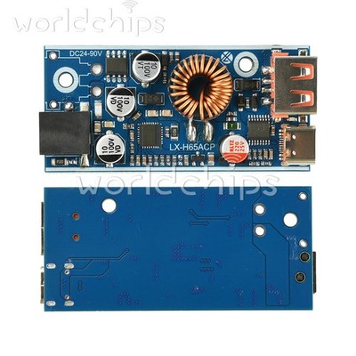 DC12-96V PD65W High Voltage Step-down Module Multi Protocol Fast Charging Module