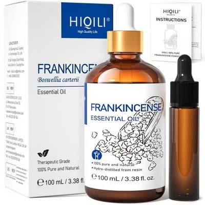 100ML Frankincense Essential Oil, for Massage, 100% Pure and Natural 3.38 Fl Oz