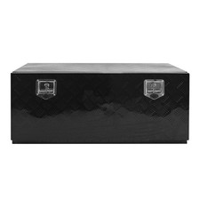 Aluminum Tool Box Truck Trailer Pickup Truck Bottom Tool Box 42x18x17 Black